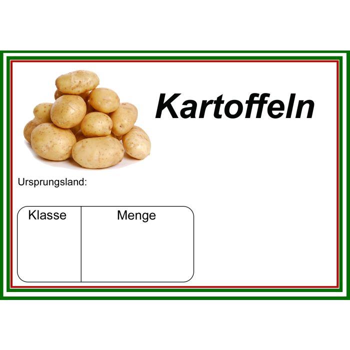 Preistafel laminiert A5 "Kartoffeln"