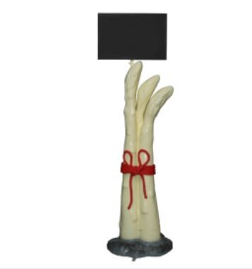 Spargel klein mit Schild XL131*  ( Höhe: 160cm) Spargel klein mit Schild XL131*  ( Höhe: 160cm)