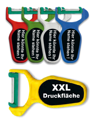 Kunststoff-Spargelschäler grün