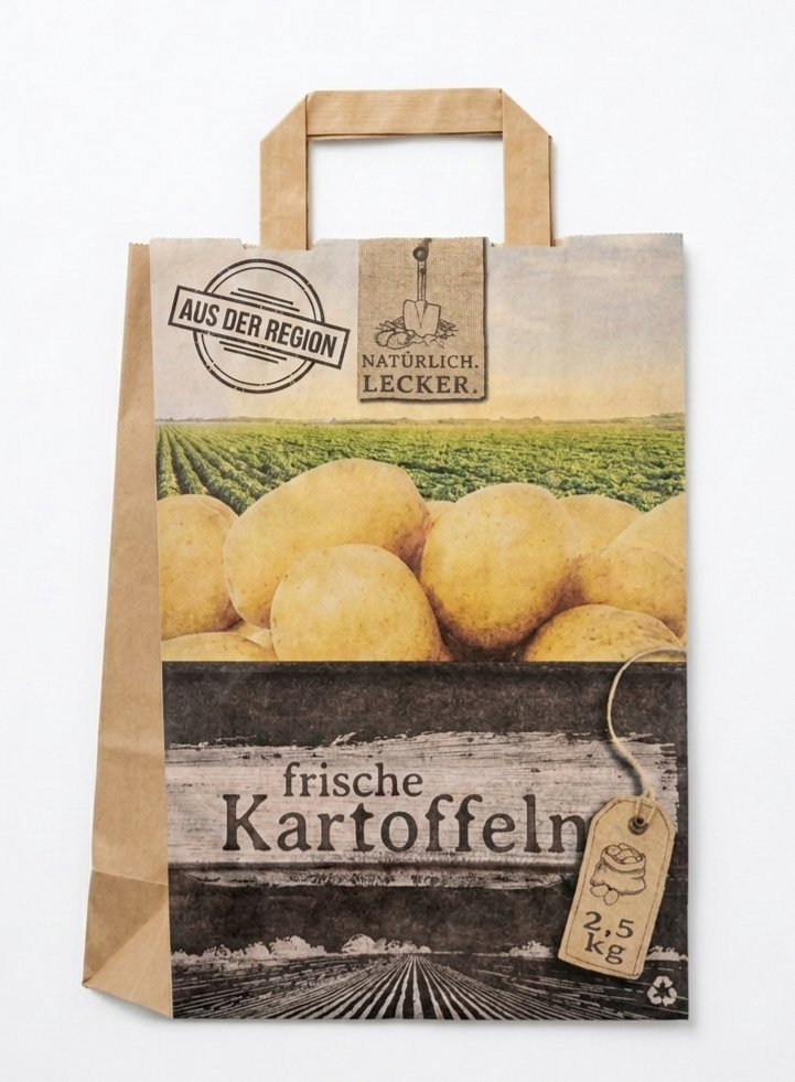 2,5 kg Papiertragetasche Kartoffeln