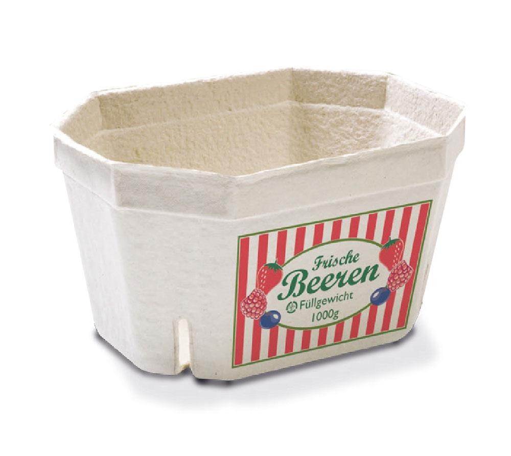 Beerenobstschalen 1.000 g Holzschliff 