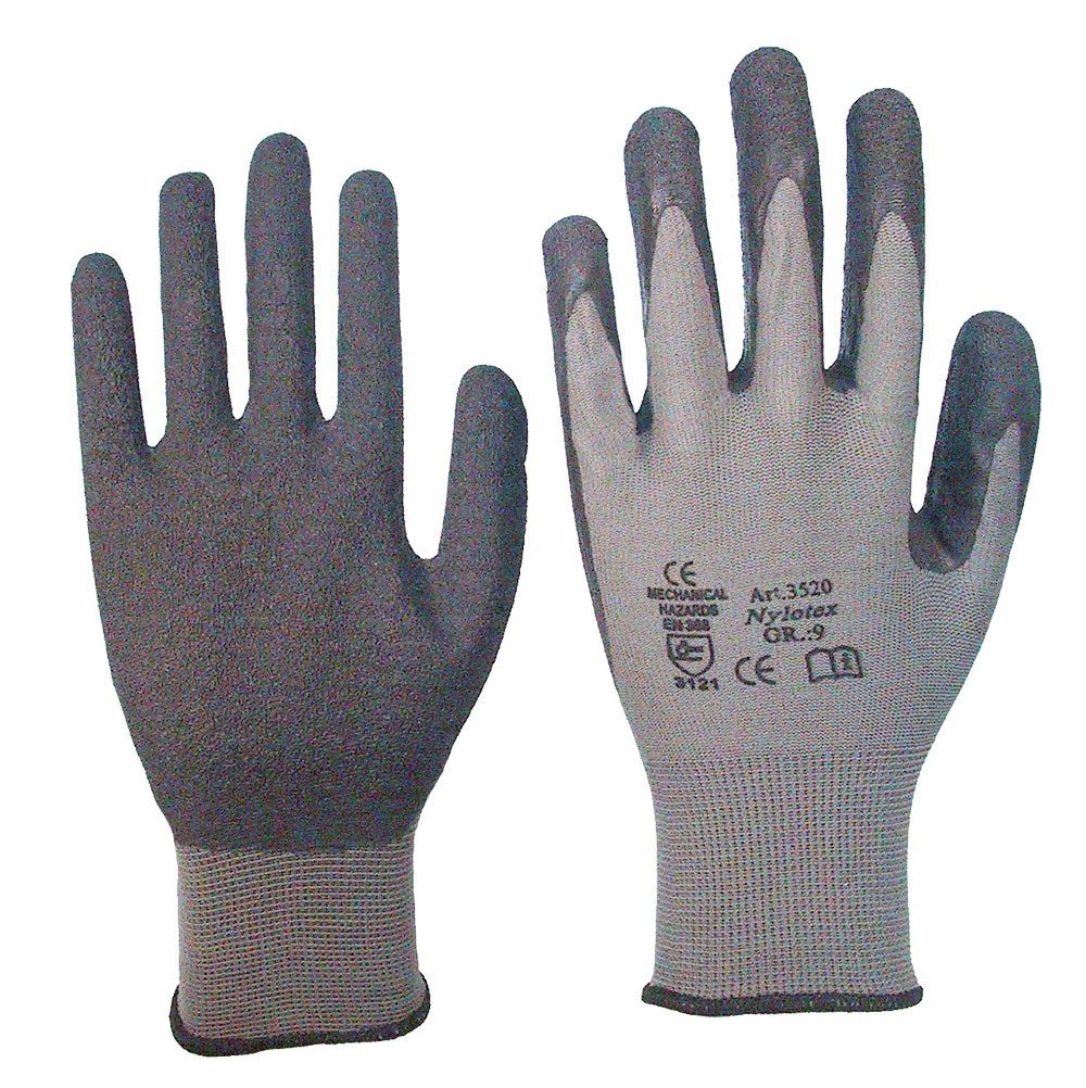 Nylon-Strickhandschuh, Beschichtungsstärke 0,5 mm, Gr. M