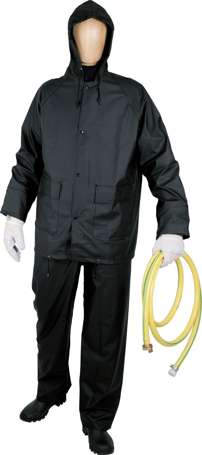 Regenjacke aus PU-Stretch Gr. XL