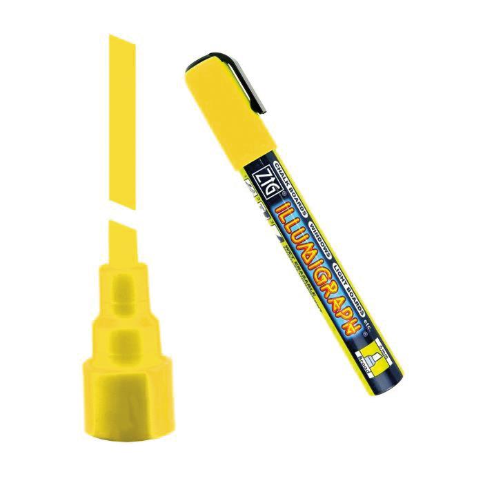 Kreidemarker "Illumigraph" gelb 1-5 mm