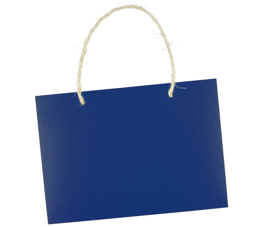 Kreidetafel/quer 42 x 30 cm blau
