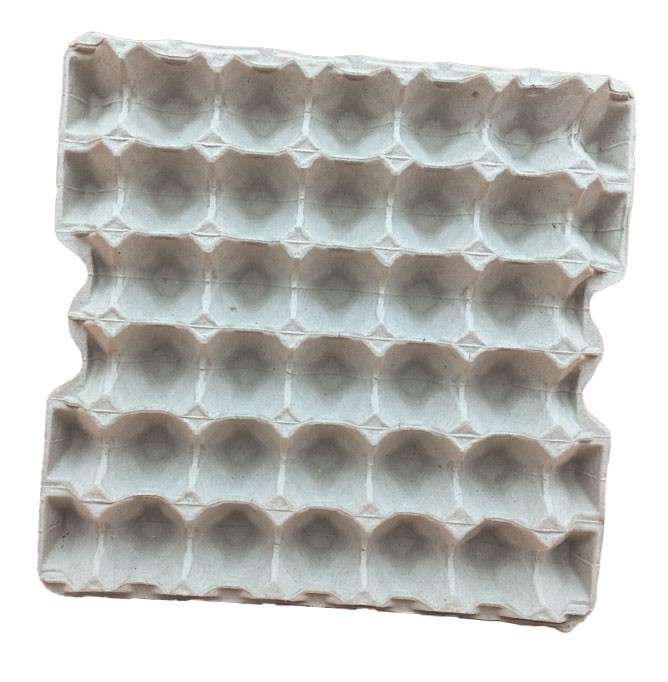 Eierkarton(Eierhöcker) für 30 Eier - grau