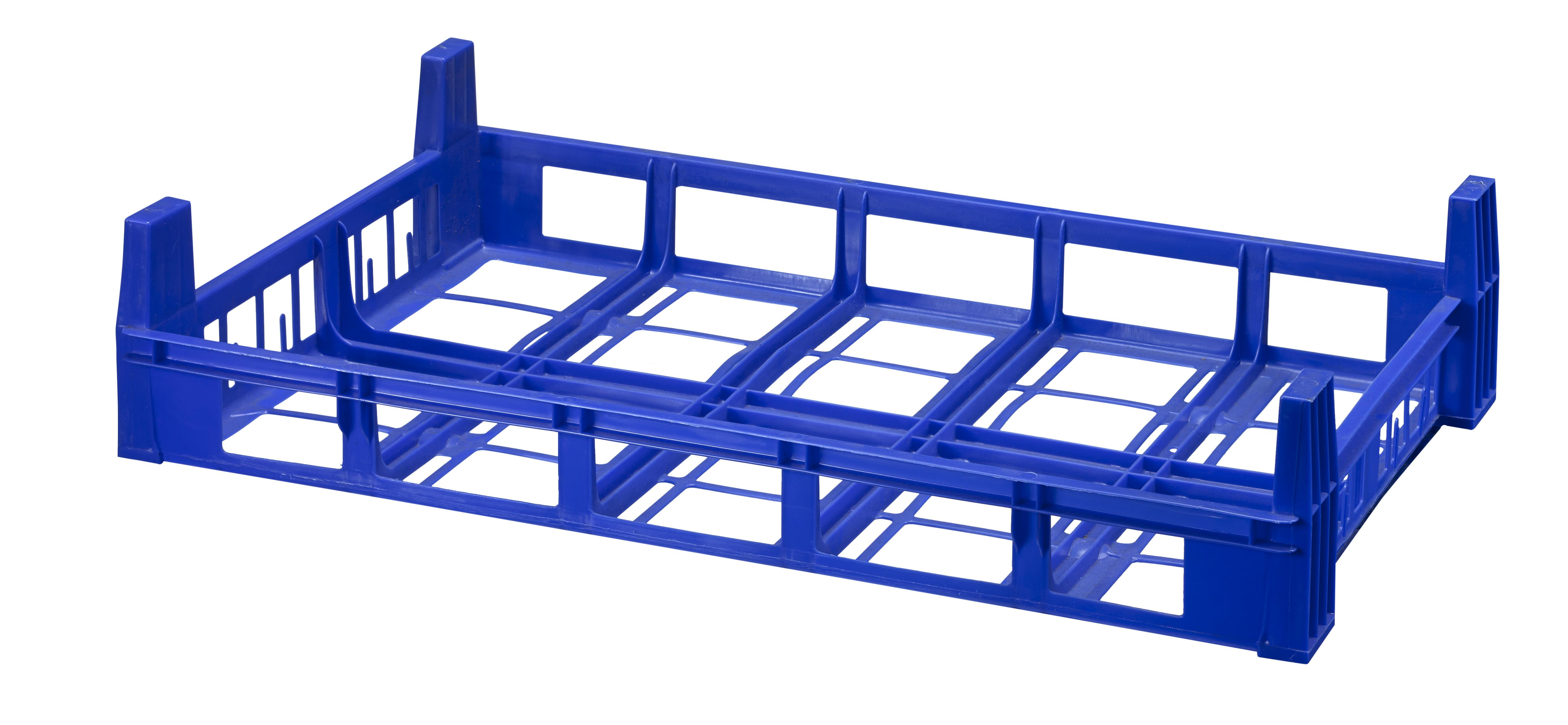 Stollen-Leichtsteige blau