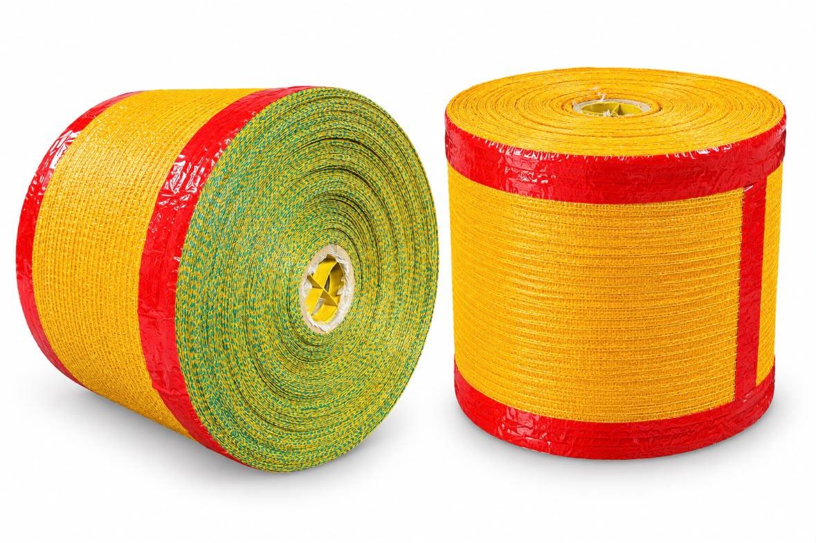 Raschelsäcke für 25 kg, ohne Zugband auf Rolle