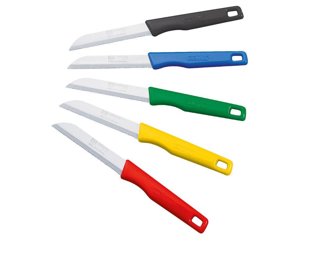 Putz-/Küchenmesser lang, blau