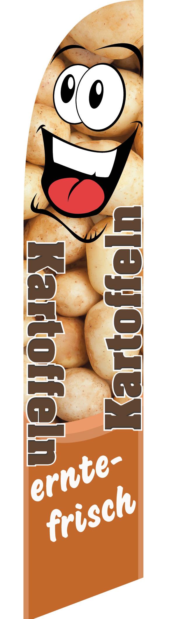 Segelbanner Kartoffeln (nur Tuch)