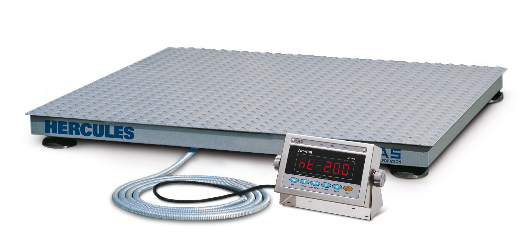 CAS HFS Plattformwaage mit Anzeigegerät (100 x 100) mit Werkseichung