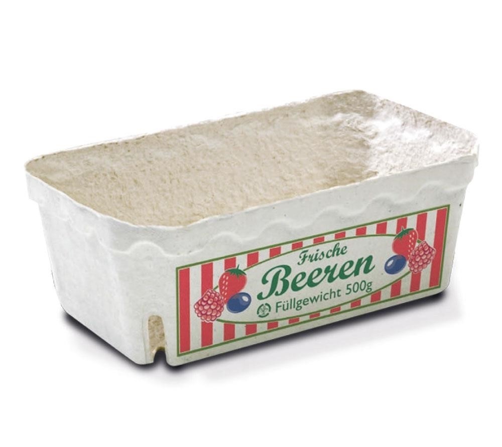 Beerenobstschalen 500 g Holzschliff OMNI