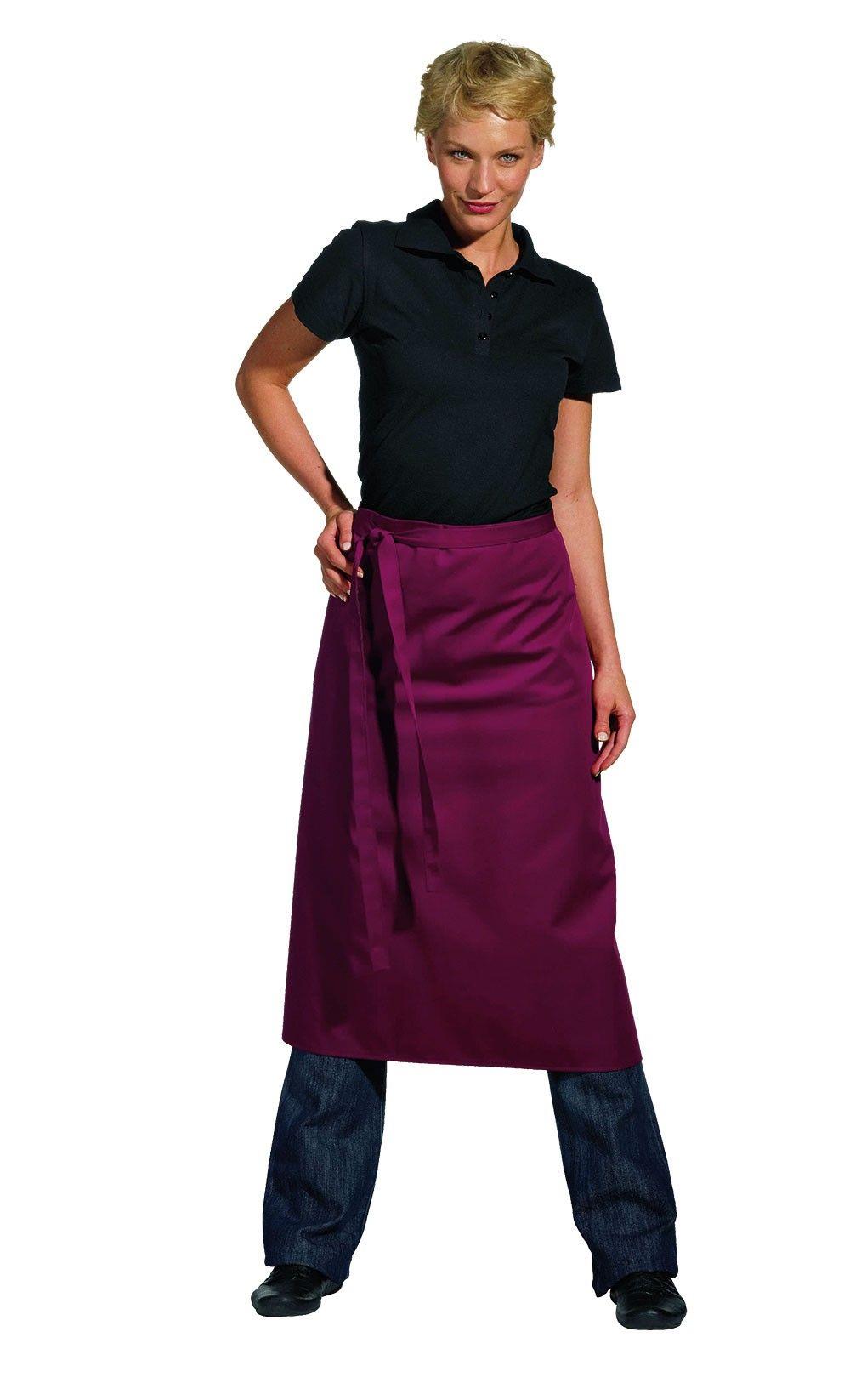 Bistroschürze bordeaux-rot