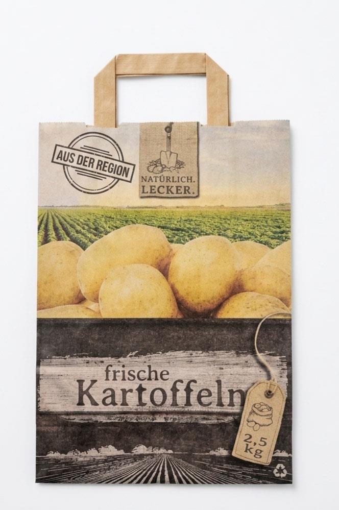 1,5 kg  Papiertragetasche Kartoffeln NEU