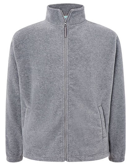 Fleece Jacke grau