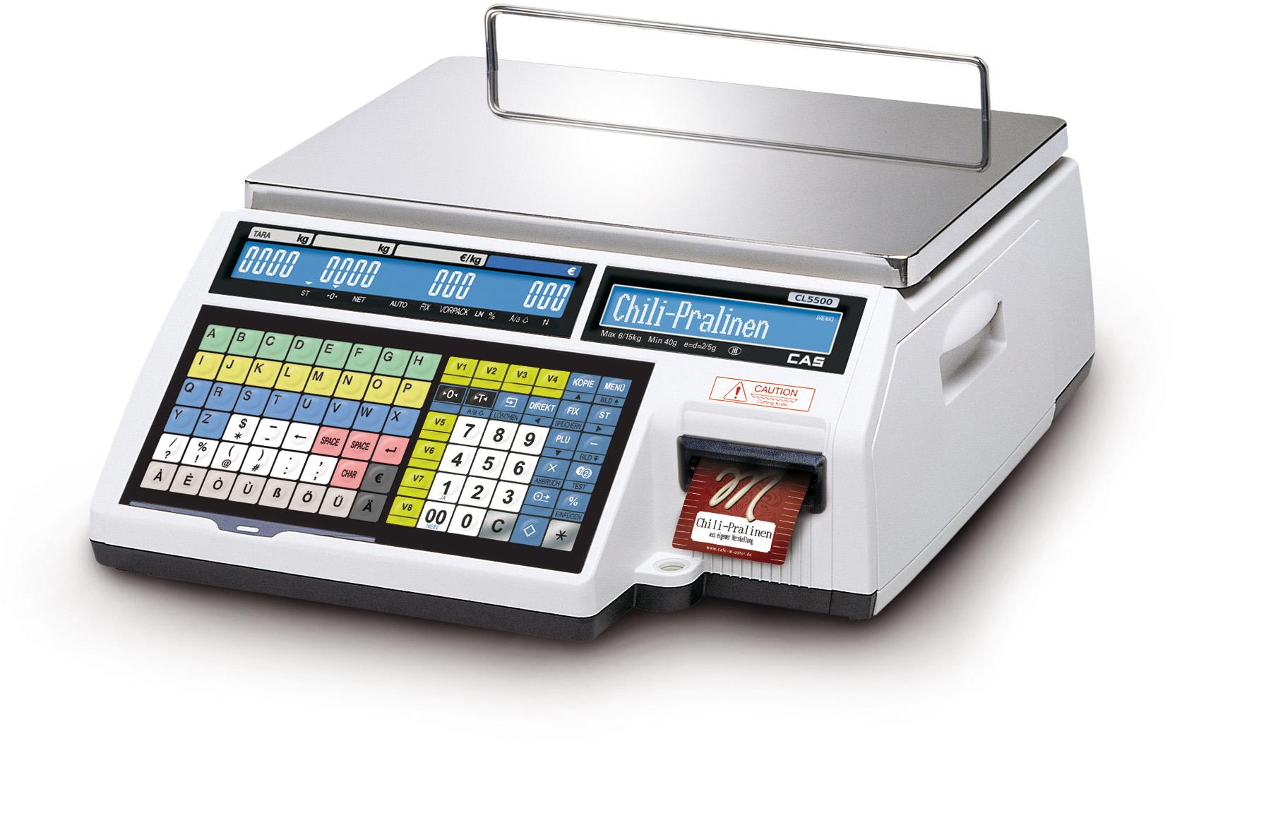 CAS CL5500 B-6 Bon- & Etikettenwaage CAS CL5500 B-6 Bon- & Etikettenwaage