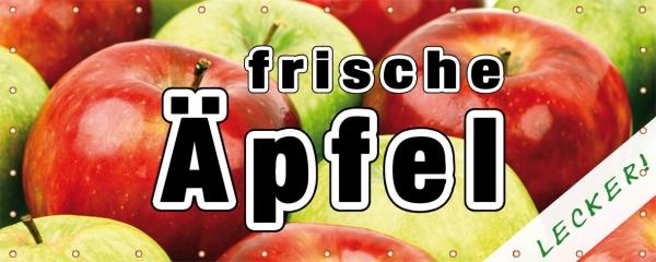 Rollplakat klein "frische Äpfel"(180 x 60 cm)