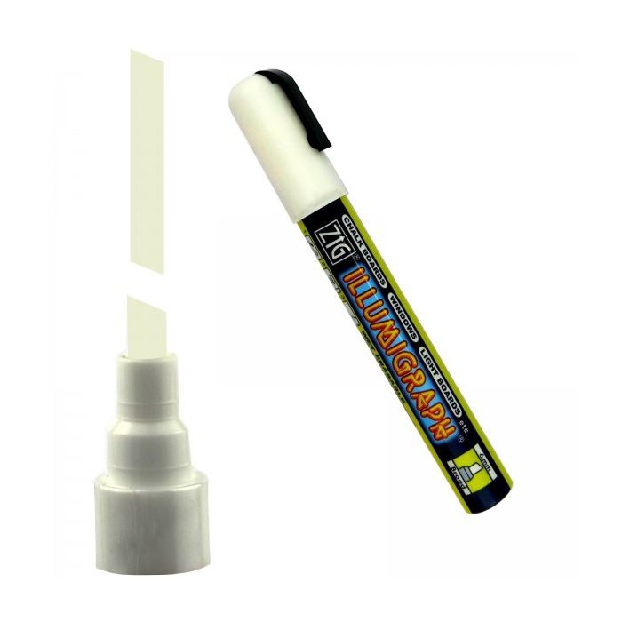 Kreidemarker "Illumigraph" weiß 1-5 mm