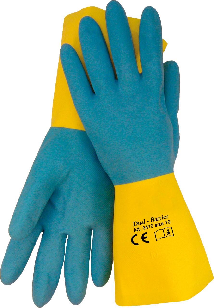 Latexhandschuh " Dual Barrier"  Gr. M = 8-8,5